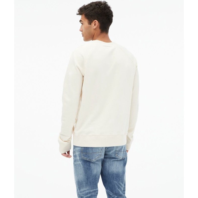 Aero box logo sweatshirt cream