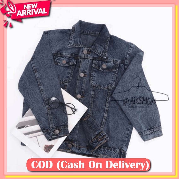 Jaket Jeans Kekinian Cewek 2022 Terbaru Murah Levis Wanita Jins Cewe 2021 Jens Jacket Amr - 5318 Sun