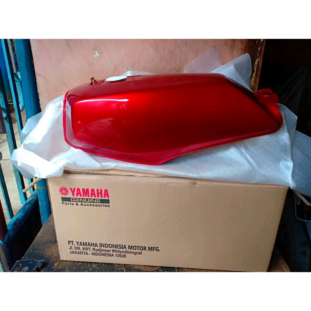 Tangki merah polos RX king new peredam original