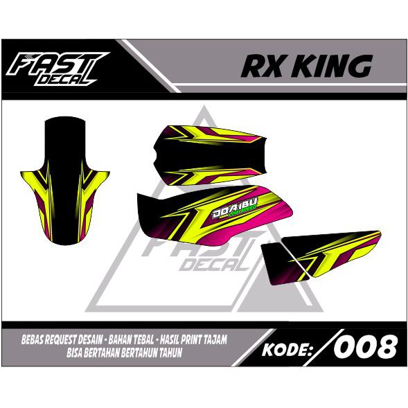 Decal stiker rx king 008