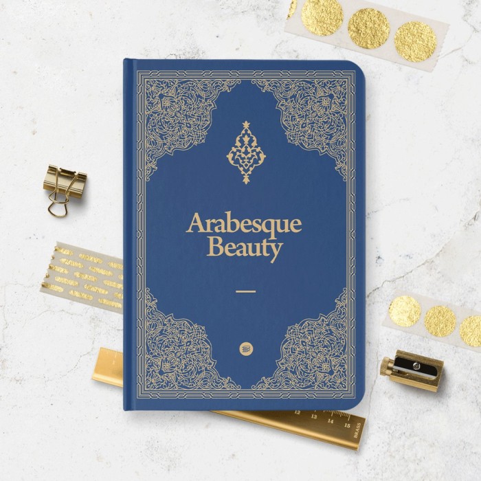 

Notebook Buddybooks Custom Buku Jurnal Planner Spiral Arabesque GEO09