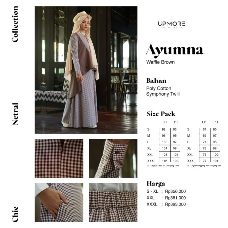 GAMIS UPMORE AYUMNA WAFFLE BROWN WAFLE BROWN AZTEC