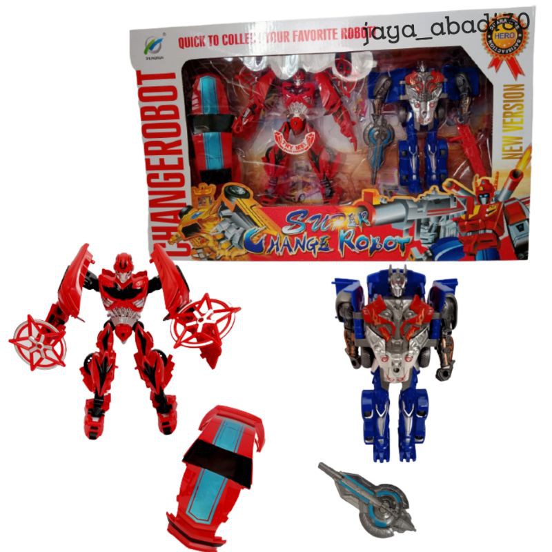 Mainan anak laki laki Robot Transformer / Super Change Robot
