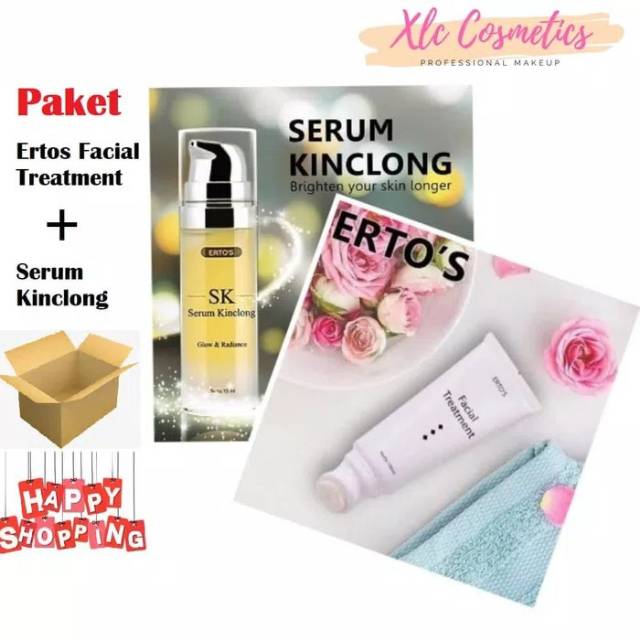 Paket ertos Facial Treatment  + Ertos Serum Kinclong