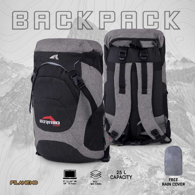 Tas Ransel Backpack 25 Liter Outdoor Gear Terbaru | Semi Keril Carrier Ransel Gendong Travelling