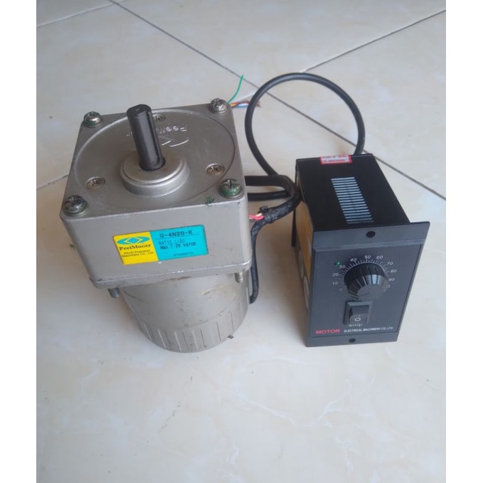 Ac Motor Gearbox PeeiMoger 220V Ratio 1:20 25W Pluss Speed Control