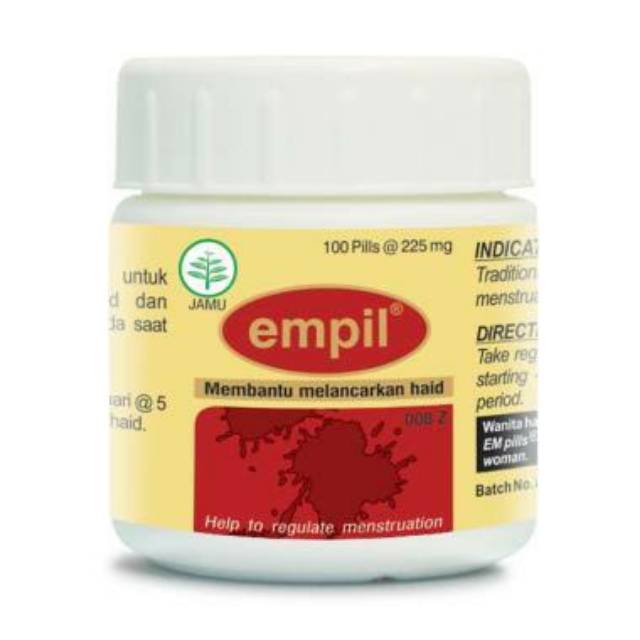 

Empil 100 pill - Membantu melancarkan Haid