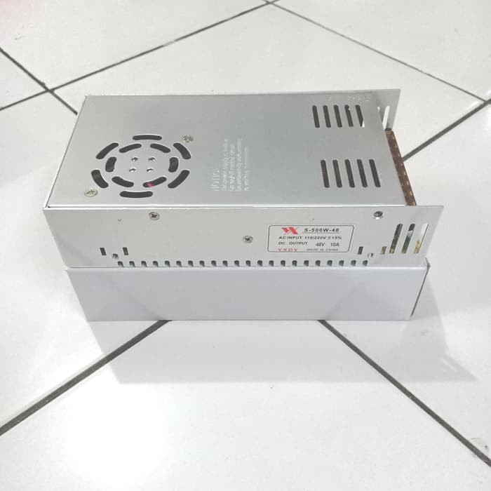 Switching Power Supply PSU 48V 10A High Quality, 48 Volt 10 Ampere Fan