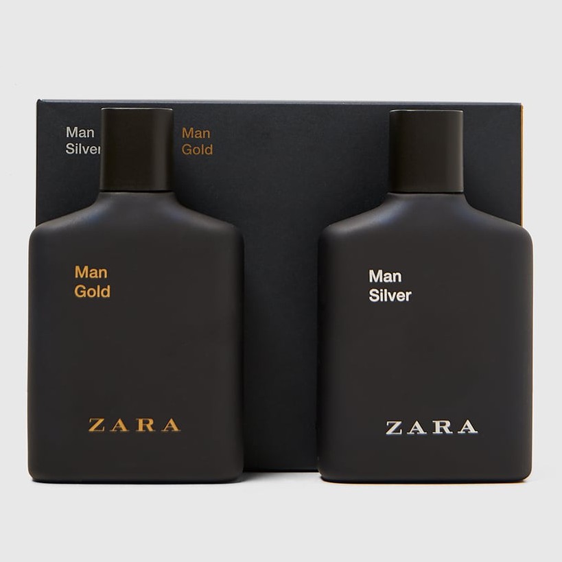 zara man gold and silver perfume