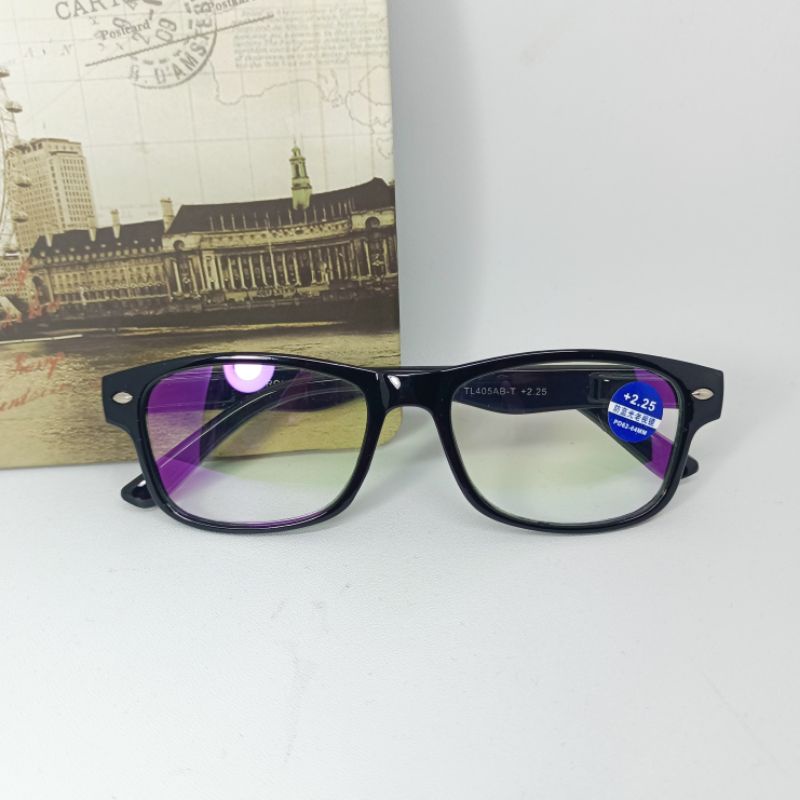 Kacamata Baca Plus +0.50 sd +4.00 Pria Wanita Anti Radiasi Komputer, HP