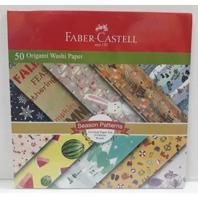 

Termurah Faber Castell Washi Kertas Origami Motif 16 X 16 (Pak Isi 50 Lembar) Offic