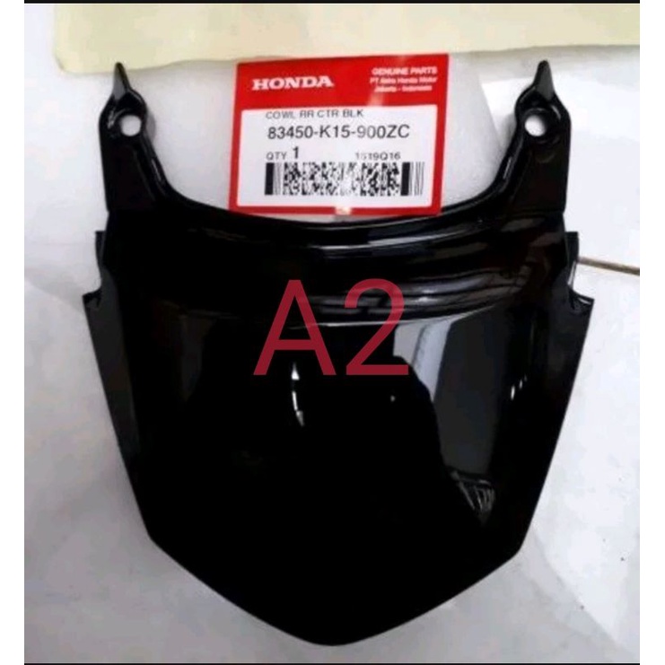 cover tail pet stop sambungan body bodi belakang cb 150 r cb150r old k15-900ZC original AHM hitam