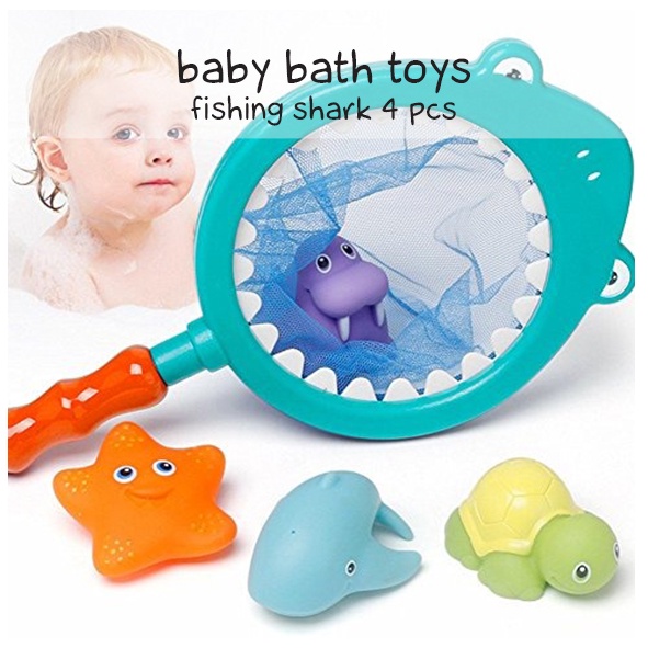 Zoetoys Baby Bath Toys - Fishing Shark | Mainan Mandi Bayi | Mainan Edukasi Anak