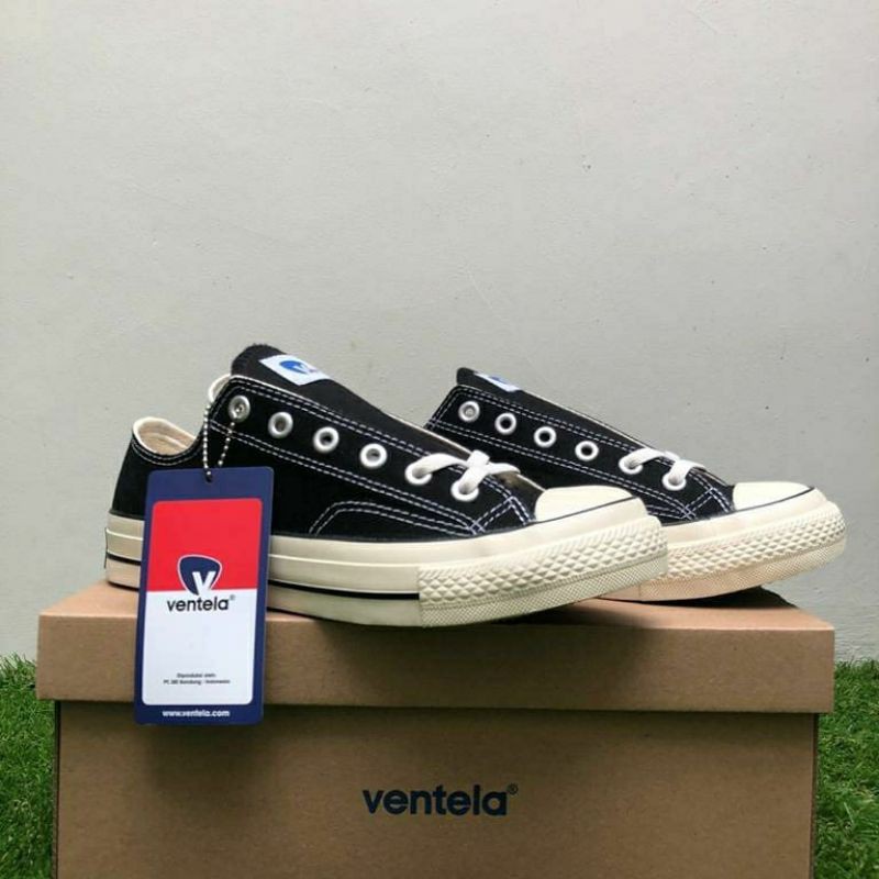 Ventela 70s Low Black Natural