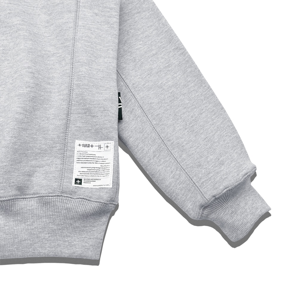 Sura Positiva - Hoodie (Vesti) Abu abu Misty