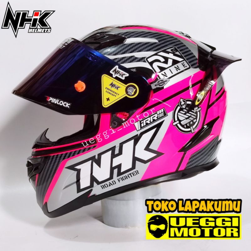 Terbaru Helm Nhk Rx9 Paket ganteng Racer X