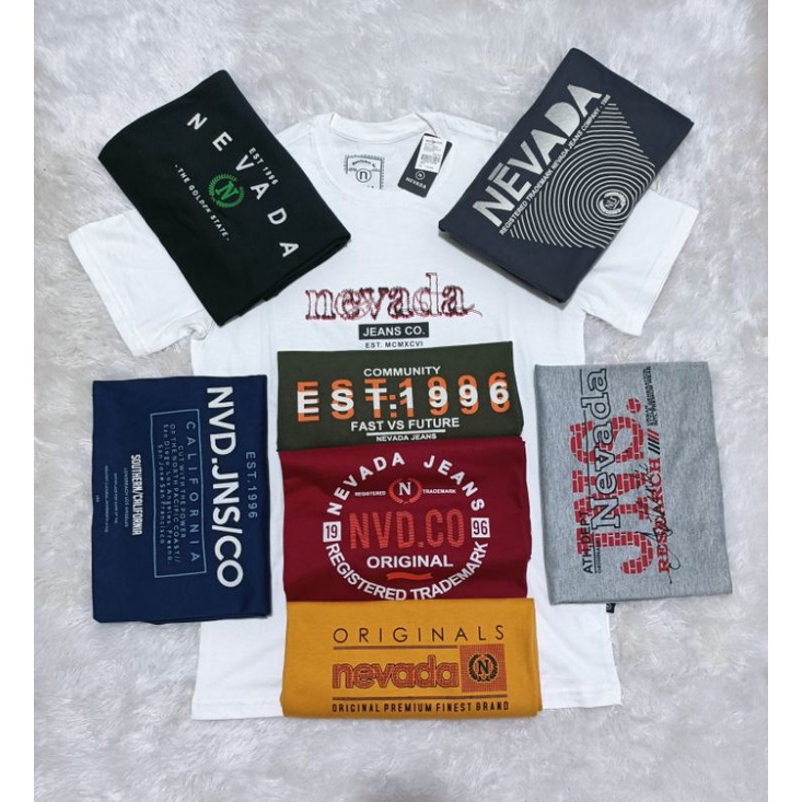 Paket 3pcs 100rb kaos Nevada brand matahari terbaru   M, L, XL, Motif RANDOMacak / kaos pria / kaos Nevada pria wanita / kaos Nevada 3pcs 100 Langan Pendek /  baju pria / Baju NEVADA / Kaos Nevada pria / Kaos pria distro / Kaos pria big size