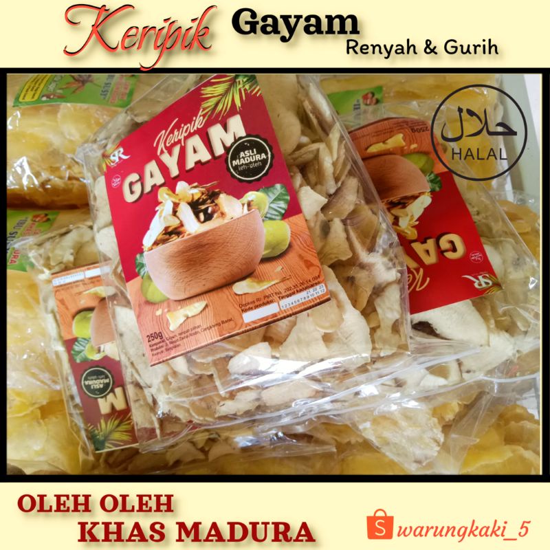 

Keripik Gayam Renyah 250g ASLI MADURA