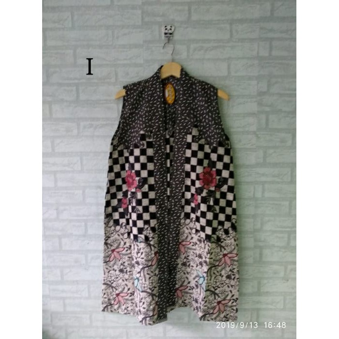 Vest outer  batik  yukensi Shopee  Indonesia