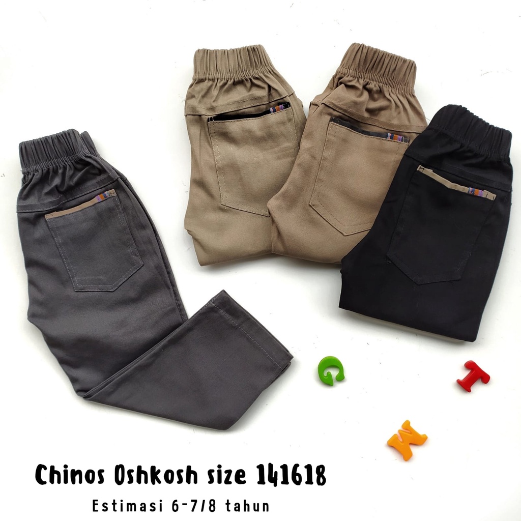 Celana Chino Chinos Panjang Anak Laki Cowok 1 2 3 4 5 6 7 8 Tahun Osh