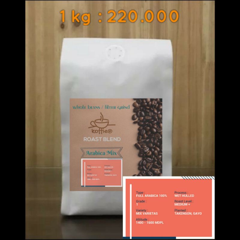 

espresso blend 1kg kopi susu kekinian grade 1