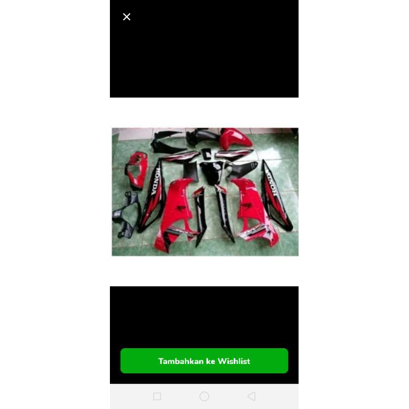 full cover body supra x 125 old 2006/2007