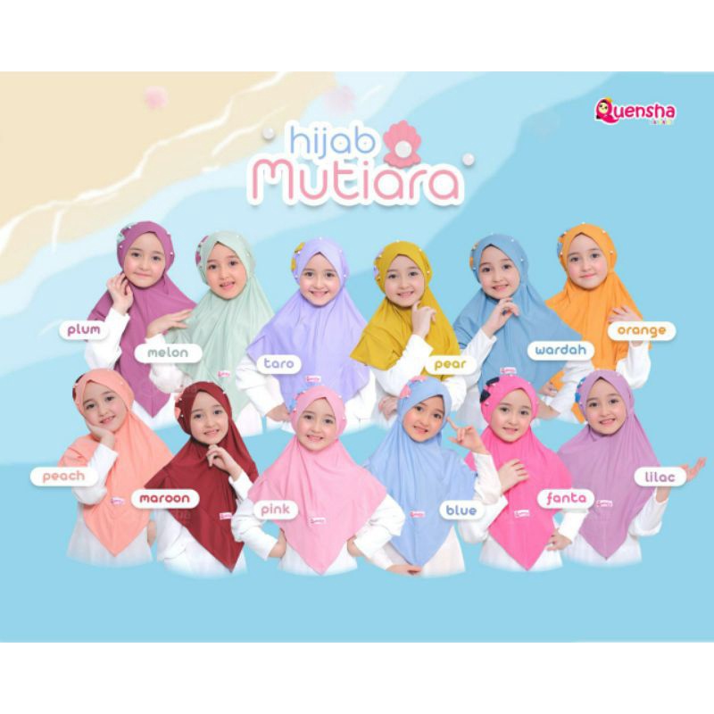 Sale Hijab Anak Murah || Hijab Mutiara quensha Kids