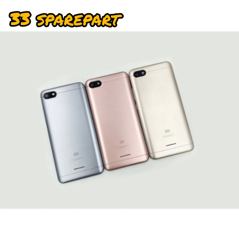 BACKDOR / TUTUP BELAKANG XIAOMI REDMI 6A ORIGINAL