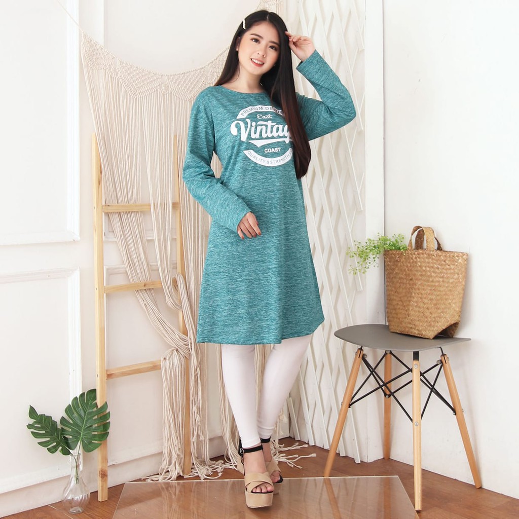 Tunik Siro Monalisa | Tunik Vintage | Tunik Jumbo | XXL Muat sampai 75 KG