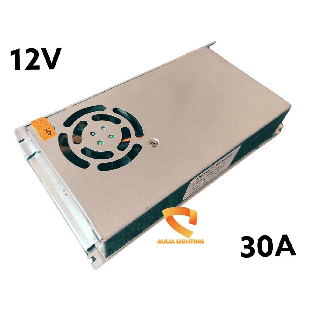 Power Supply 12V 30A 360W Output Power and 220V Input Voltage switching 30 Ampere CCTV DVR LEd strip