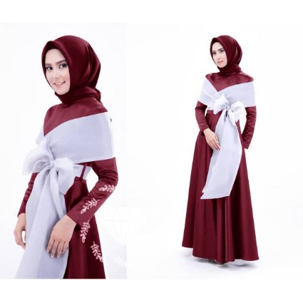 AMARILIS SERIES 2 URFIMUTIYARO / Gamis busui trendy / baju lebaran murah terbaru terlaris 2020