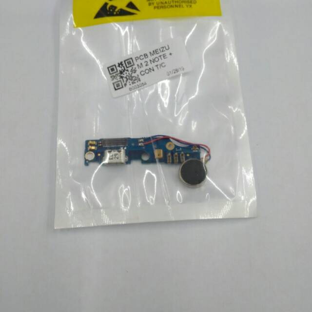 PCB cas Vibra getar Meizu m 2 note papan PCB cas+getar Meizu m 2 note ori
