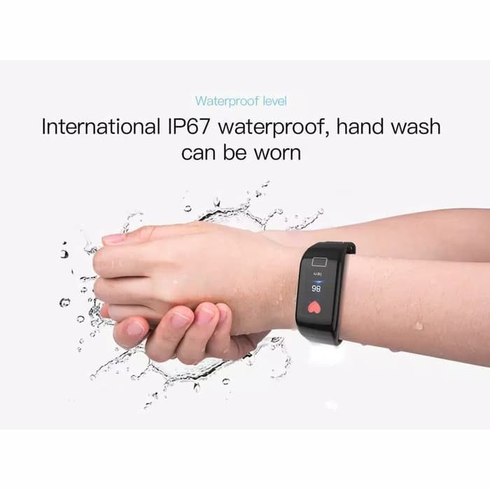 Jam Tangan Smartwatch F1 Pria dan Wanita Pedometer Tekanan Jantung