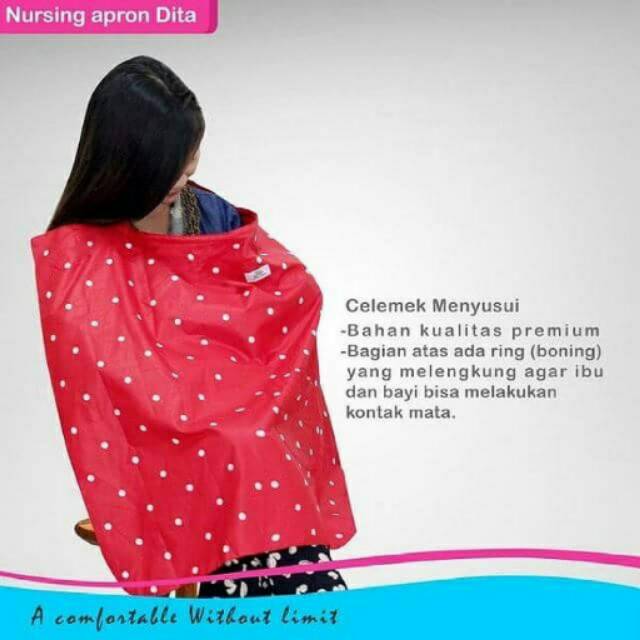 Apron menyusui dita celemek menyusui bayi grosir celemek menyusui kain penutup menyusui