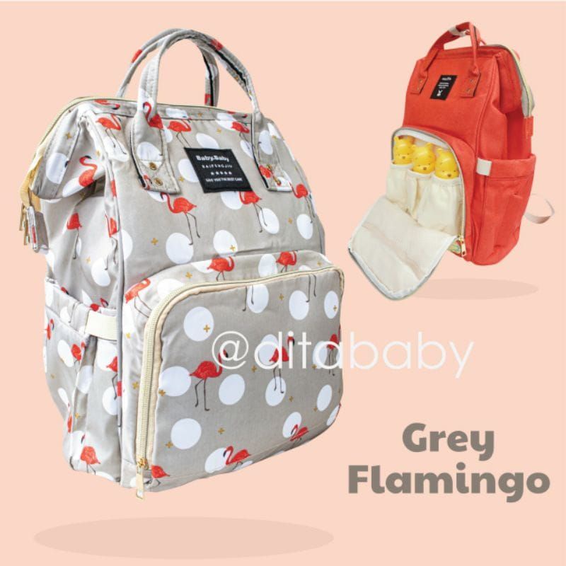 diaper bag POLOS TAS RANSEL DIAPERS Tas Kasur Bayi Diaper Bag Multifungsi Anello Tas PerlngkapanBayi