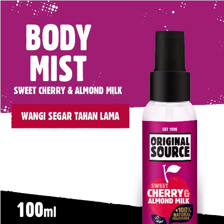 Original Source Body Mist / 100 ml / Maple &amp; Vanilla Milk / Cherry &amp; Almond Milk / New