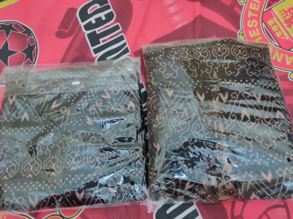Maura Couple - Sania Ruffle Batik Couple Ori Ndoro Jowi Garansi Termurah Shopee - Batik Modern Solo