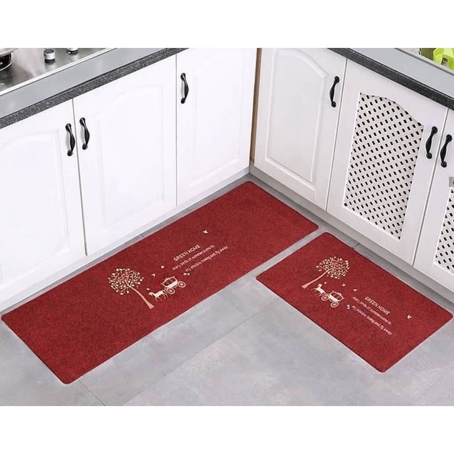 Kitchen Floor Mat Large 40*120 cm / Keset Rumah Kaki Dapur Pintu Kamar Anti Selip