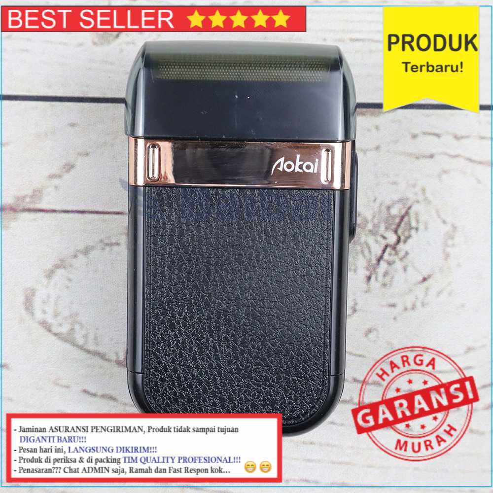 TERBARU AOKAI Alat Cukur Elektrik Jenggot Kumis Hair Trimmer Shaver - WF-2022