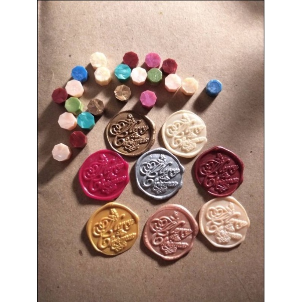 wax seal custom stampel lilin custom