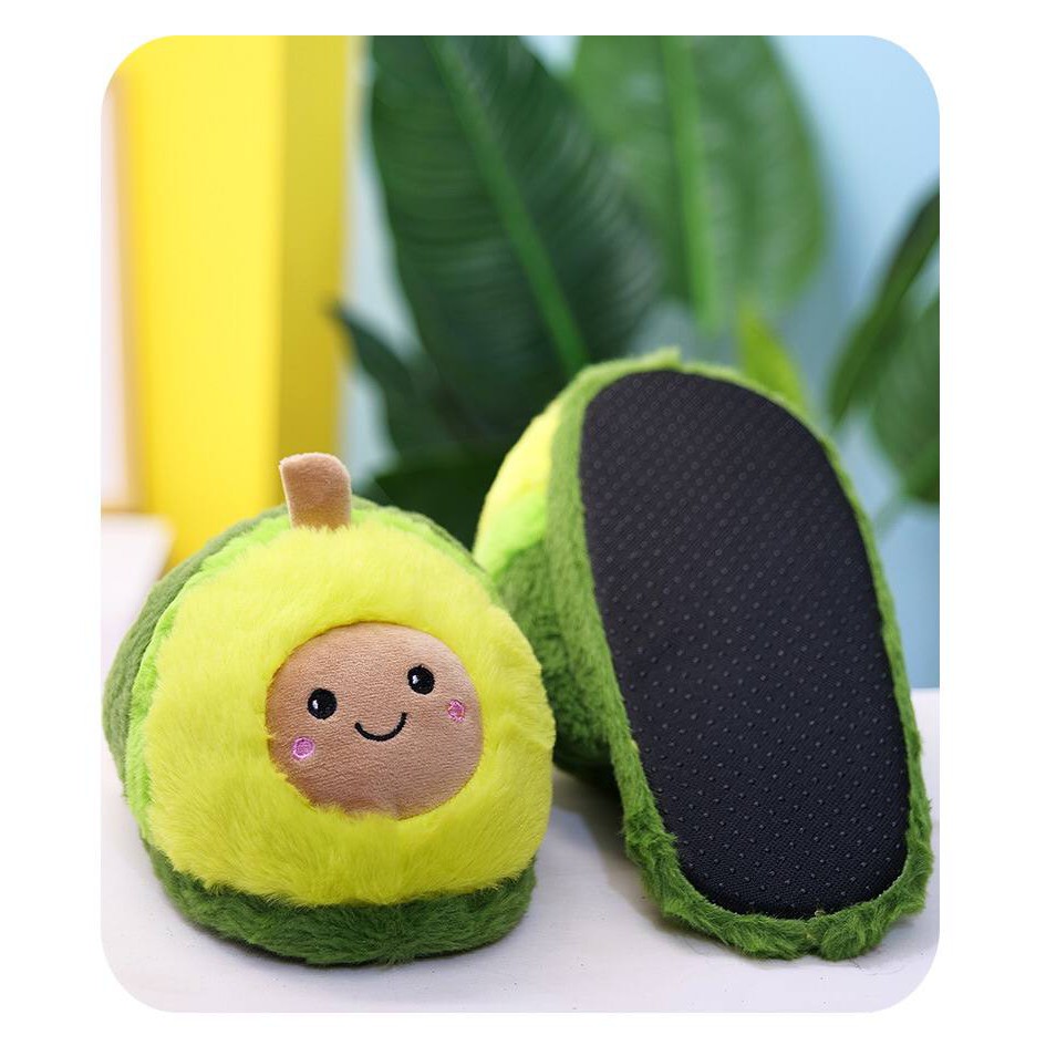 SANDAL KAMAR BONEKA AVOCADO ALPUKAT SLIPPER SEPATU RUMAH IMPOR