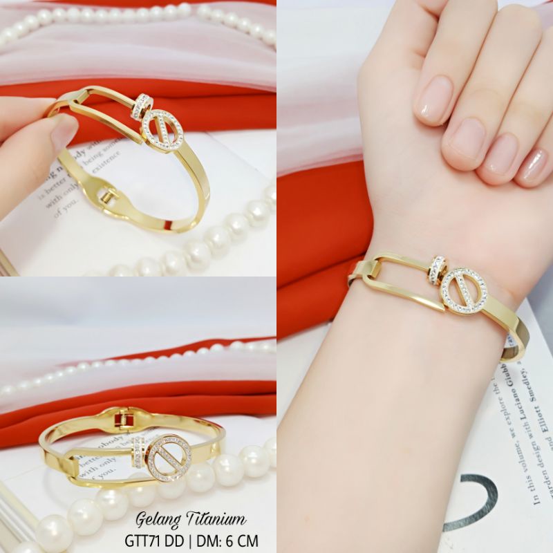 Gelang Titanium Wanita GTT71 DD