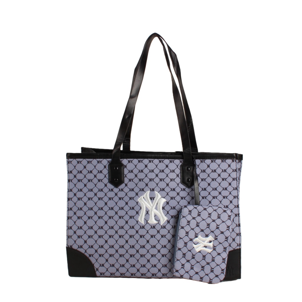 BJ15933 (2IN1) - BLUE/GRAY/KHAKI - TAS NYK WANITA FASHION IMPORT MODIS ELEGAN TERMURAH TERLARIS TERBARU BAGSTORE JAKARTA TAS BATAM TAS NEW YORK YANKEES EL5933