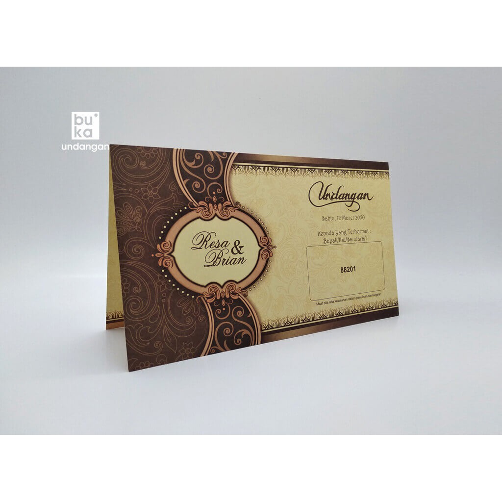 Blanko Undangan Nikah Kosongan ERBA-88201