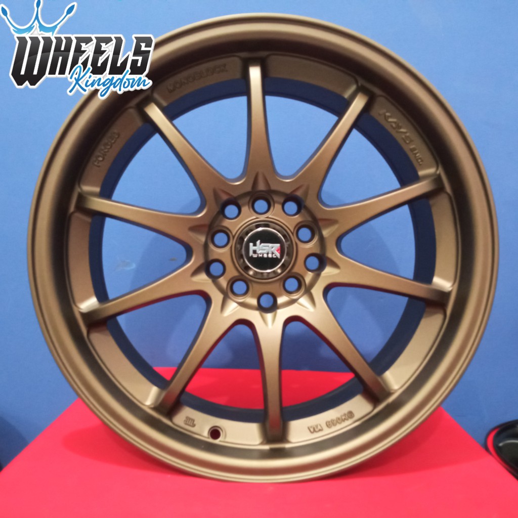Velg mobil racig ertiga innova r17 HIROSHIMA HSR R17X75 H10X100-114,3 ET45 SMBRZ