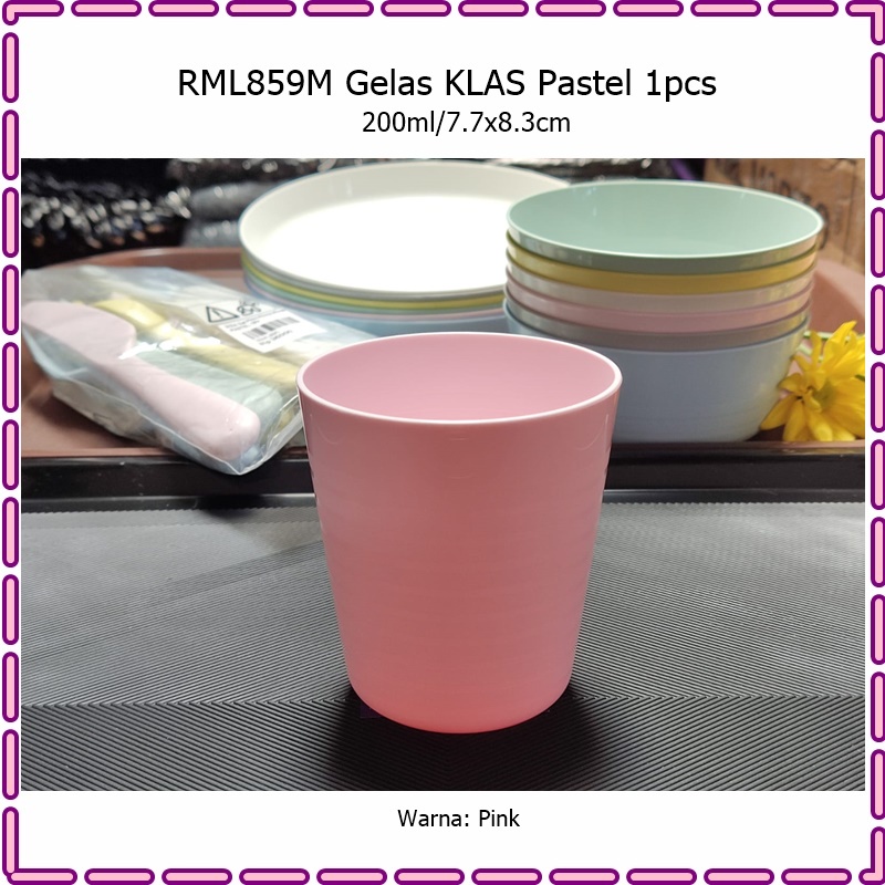 [1pcs] RML859M Gelas Anak KLAS Pastel