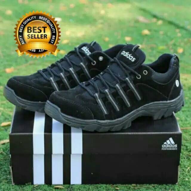 SEPATU SAFETY SEMI BOOTS ADIDAS PRIA KULIT BOOT SAVETY BUT SEPTI BUTS SEFTI