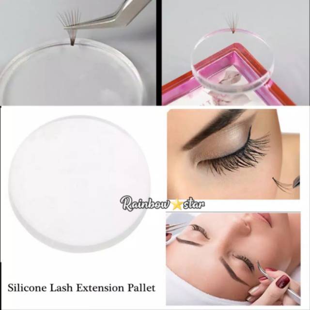 Silicone Lash Russian Pallet / Tatakan Bulu Mata Russian / Silicone Round Volume Eyelash