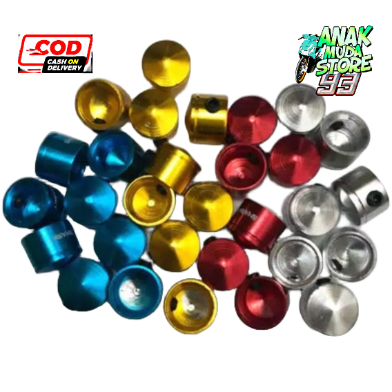 (TBX1) Tutup Baut Monel Ukuran 8 Body CVT Blok Mesin Motor Matic Sport Variasi Mio Fino Beat Vario S