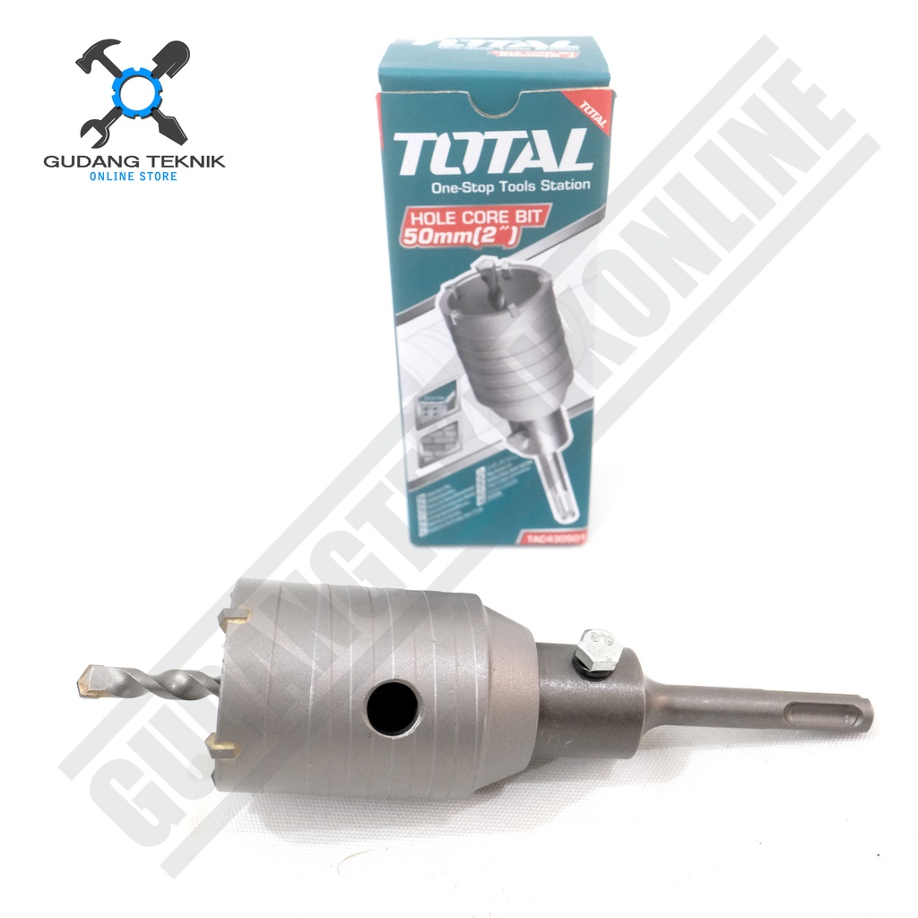 Mata Bor Beton 50mm TOTAL TAC430501 / Hole Core Bit TAC 430501 - Hole Saw Pelubang Beton TOTAL